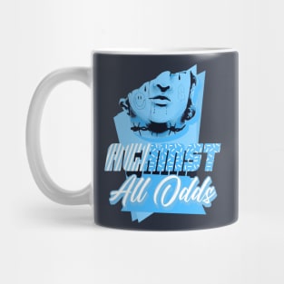 Against All Odds Laser Blue Mug